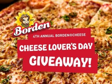 Borden Cheese 4th Annual Cheese Lovers Day Giveaway (Instagram)