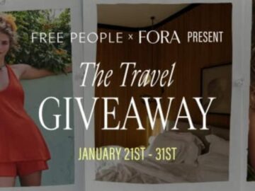 Free People X Fora The Travel Giveaway