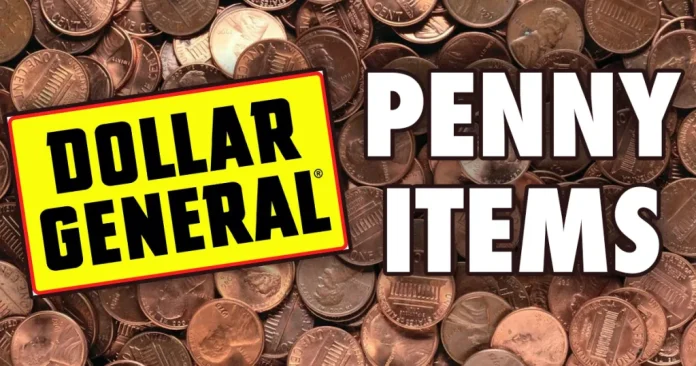 dollar general penny shopping list