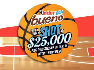 Kinder Bueno Game Time Gets Bueno Sweepstakes