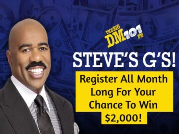 The Big DM Win Steve’s G’s Sweepstakes